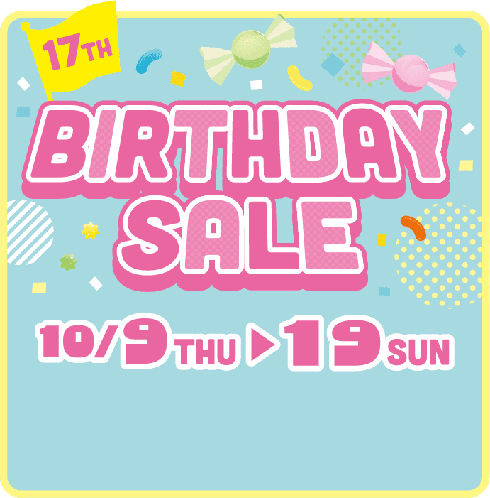 BIRTHDAY SALE