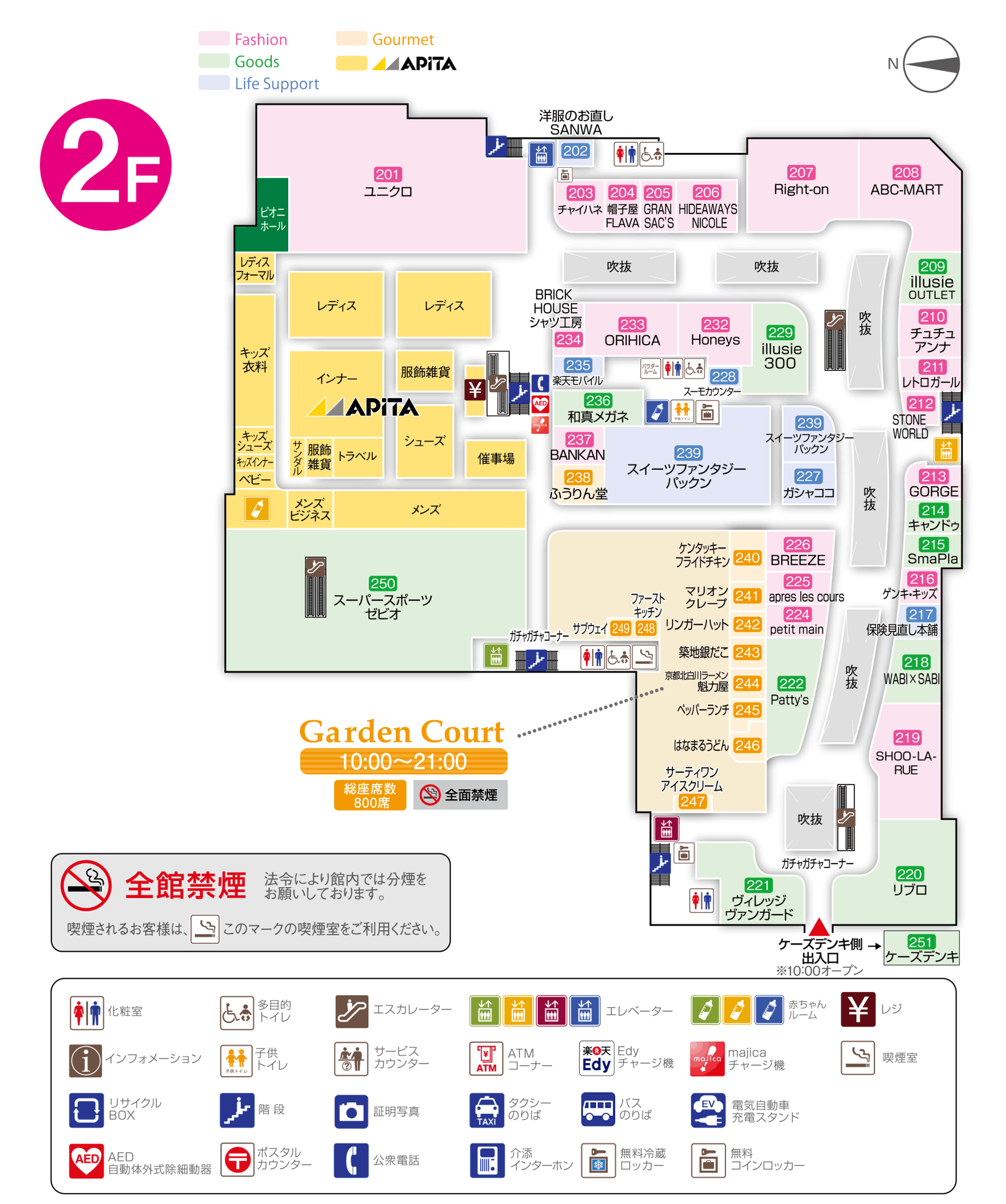 2Fのマップ