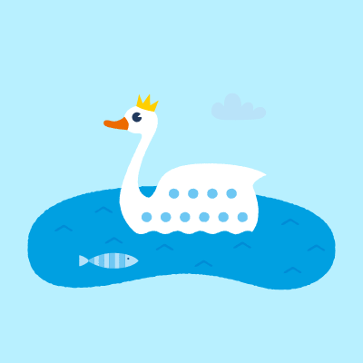 レイクウォーク岡谷のマスコットキャラクター「スワン」