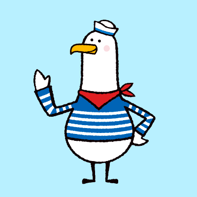 ポートウォークみなとのマスコットキャラクター「カモッピー」